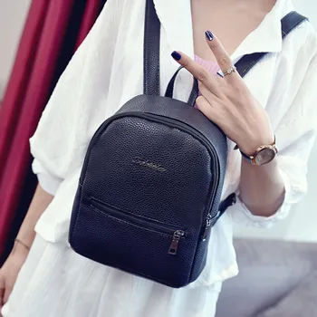 

2020 mini Anti Theft backpack women Travel PU Leather Rucksack bag Retro school backpack for teenager girl рюкзак