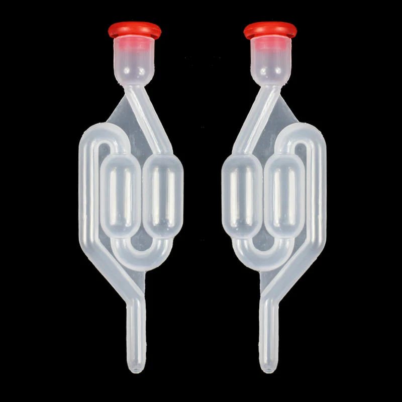 One-way Wine AirLock Beer Brewing Fermentation Check Valve Plastic Air Lock Water Seal Home Winemaking Exhaust Valve Fermenter airlock stopper plastic airlock beer fermentation equipment