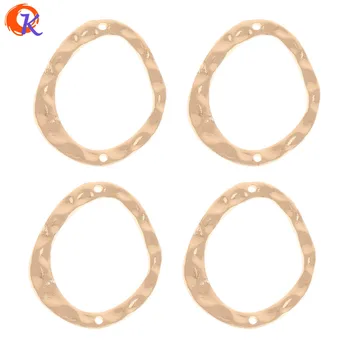 

Cordial Design 50Pcs 28*34MM Jewelry Accessories/Earrings Connectors/Irregular Ring Shape/Hand Made/DIY Parts/Earring Findings