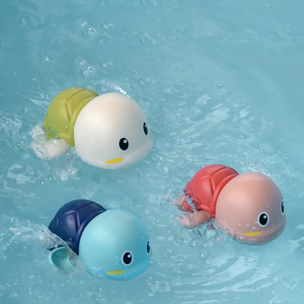 Новинка; для детской ванны, плавание бассейн игрушка милый заводные Черепашки-ниндзя животных Игрушки для ванной комнаты для детской ванны, плавание бассейн игрушка симпатичные заводные Turt