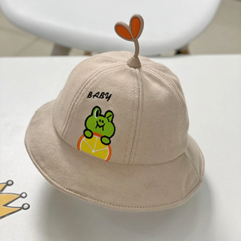 Детская летняя/Весенняя уличная Милая шляпа от солнца осенняя хлопковая ведро с