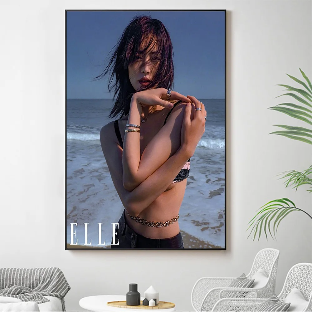 

Silk Cloth Wall Poster Liu Wen Sexy Model Star Art Home Decoration Gift