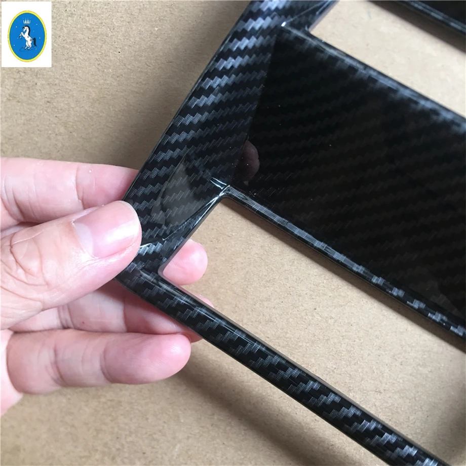 Yimaautotrim авто аксессуары Фары Лампы переключатель кнопка рамка Крышка отделка Подходит для Nissan Rogue T32/X-Trail- ABS