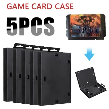 

5Pcs Gaming Shell Box Game Case Cover Protector Replacement ABS For S-ega Genesis Cartridge Protecting