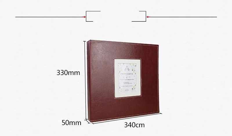 Большой Ёмкость фотоальбом 600 фотография 5 6 7 дюймов смешанные Ретро креативный подарок кожаный альбом для вставки для студийной съемки в стиле ретро альбом