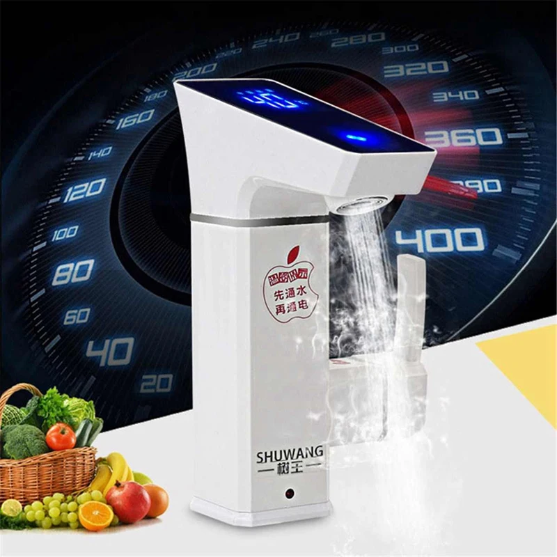  3000W Instant Electric Hot Water Heaters Tap Tankless LED Digital Display Large Screen Leakage Prot - 4000124758879