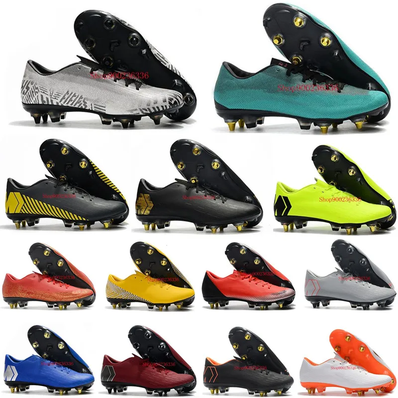 

2020 Vapors mens soccer shoes superfly 360 Red yellow Gray White Football Boots Quality VII Elite SG AC Cleats sneakers
