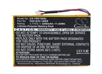 

Cameron Sino Battery for Toshiba Excite Go Mini 7 AT7-C8 AT7-B AT7-C Replacement PA5183U-1BRS 3200mAh