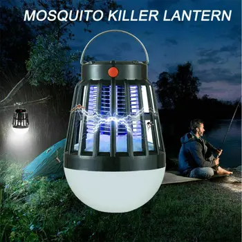 

Hiyork Mosquito Killer lamp Solar Energy Mosquito Zapper LED Lamp Camping Outdoor Tent Insect Bug Flying Killer Light For baby