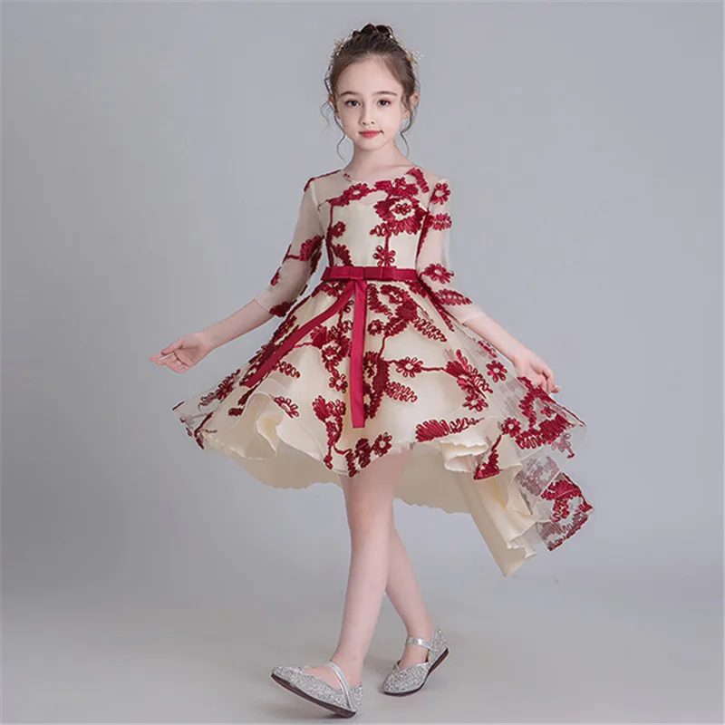 

Flower Girls Dress Teen Costume Children's Party Dress Baby Girls Kids Wedding Dresses for Girls Elegant Prom Princess Dress