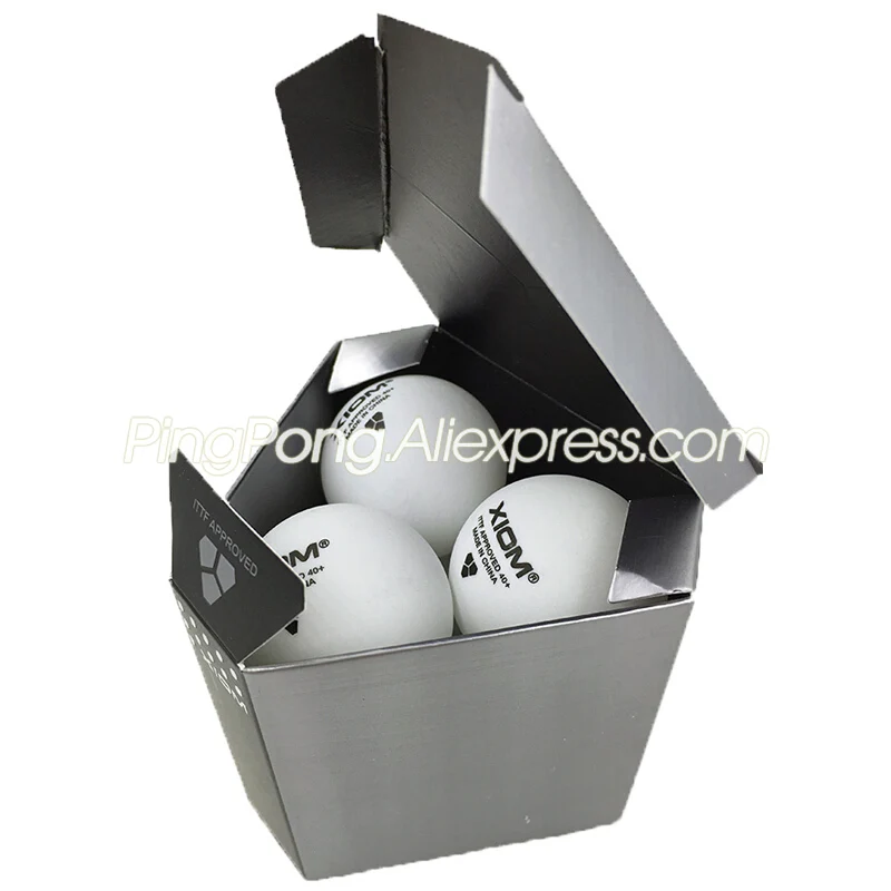 12 Balls Xiom 3 Star Seamless Table Tennis Ball Plastic Poly