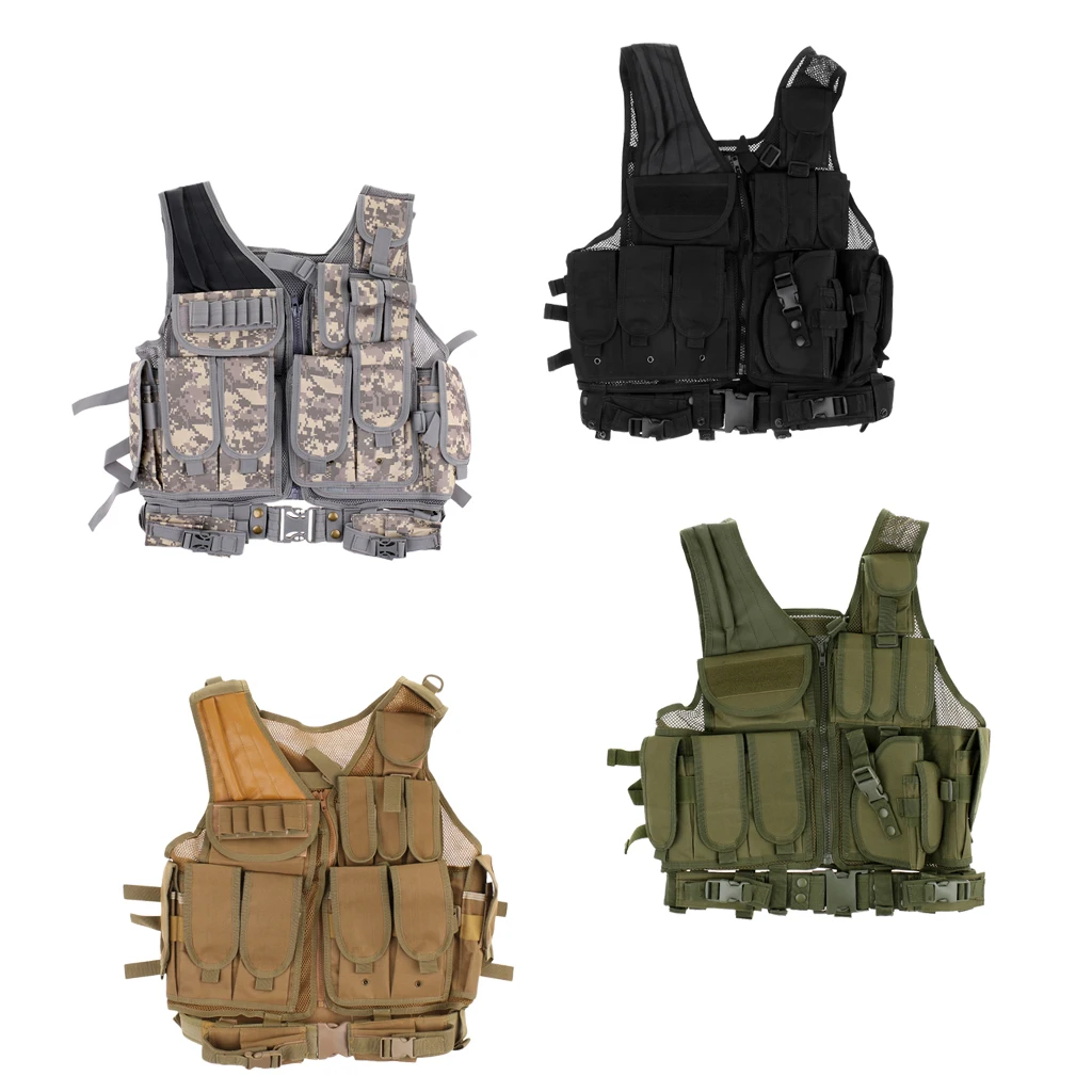 

Tactical CS Field Vest Outdoor Breathable Combat Training Vest,Hunting Game Tactical CS Field Vest