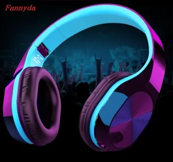 

5.0 Wireless bluetooth headphone long time standby HIFI 9D stereo sound sport bluetooth TF card can Folding portability