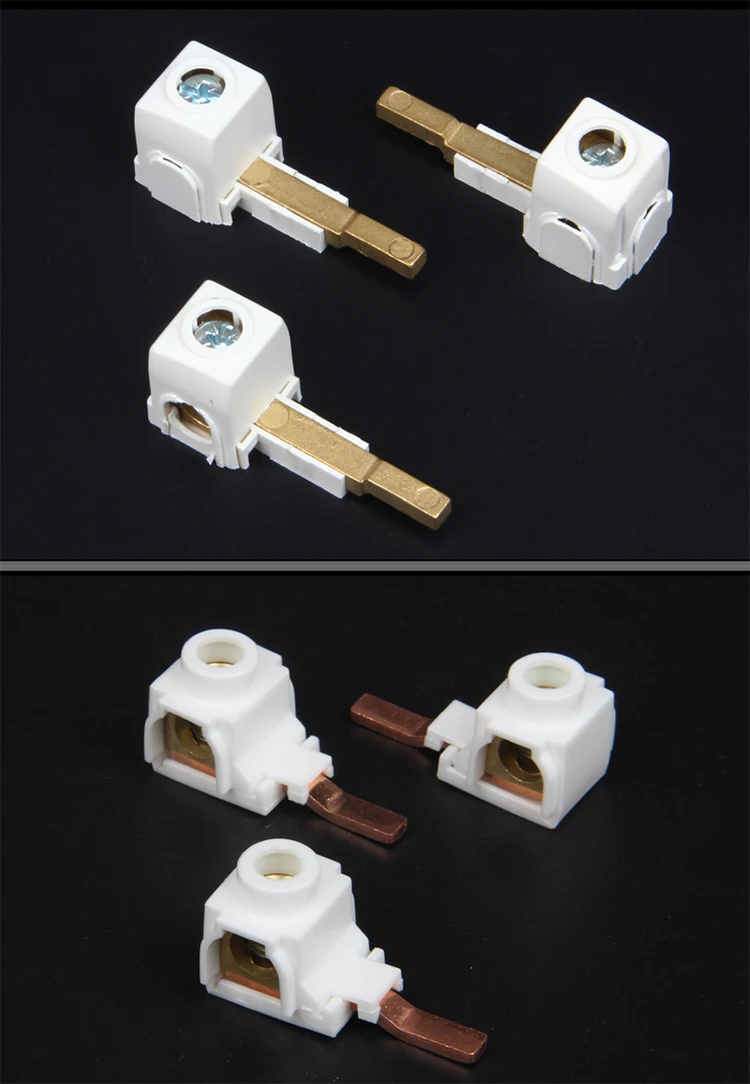 1 pieces C45 busbar terminal block 100A terminal block straight elbow busbar circuit breaker distribution box terminal block