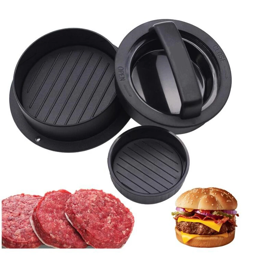 Burger Press Hamburger Patty Maker Non Stick Patty Meat Beef Grill Cooking Mould 