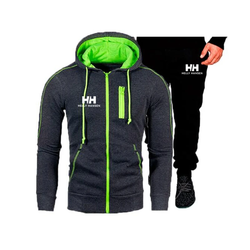 

new Autumn and winter Men's Sets hoodies+Pants Harajuku Sport Suits Casual Sweatshirts Tracksuit 2020 Brand Sportswear