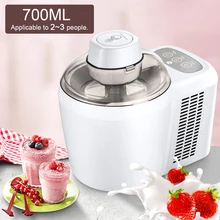 700 мл бытовой полностью автоматический аппарат для приготовления мягкого твердого мороженого, умный сорбет, фруктовый йогурт, льдогенератор, десерт