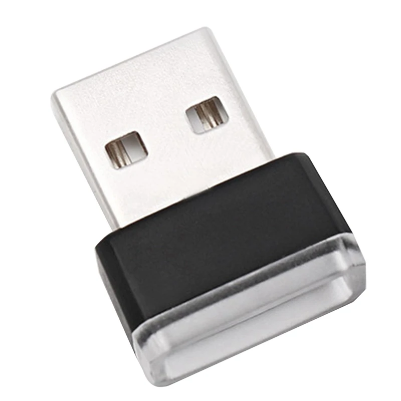 Автомобильный USB светодиодный атмосферный свет декоративная лампа аварийное