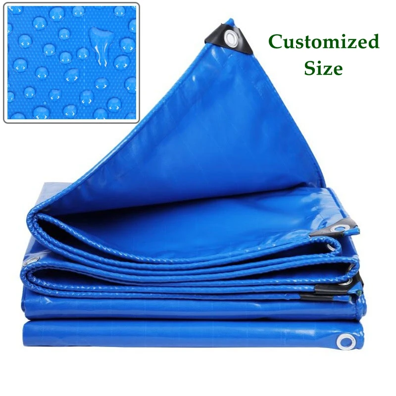 

SIZE 2x2m PE Tarpaulin Rainproof Cloth Sunshade Tarp Ground Sheet Camping Lightweight Tarp Boat Car Truck Canopy Cloth