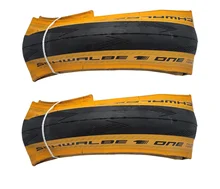 

Bicycle 16 inch 16x1 1/3 Ultra Light Yellow Side Tire 32-349 Folding Tyres