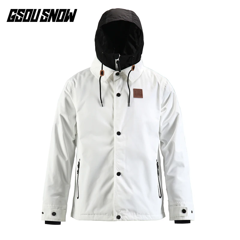 2020 Winter Men Snowboarding  Jacket  Waterproof Warm Outdoor Camping Hiking Hooded Jacket Ski Suit Ski Jacket