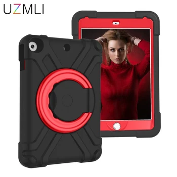 

Kids EVA Safe Shockproof 360 degree Rotating Stand Tablet Case for Apple iPad 10.2 2019 Cute Protective Cover couqe + Gifts