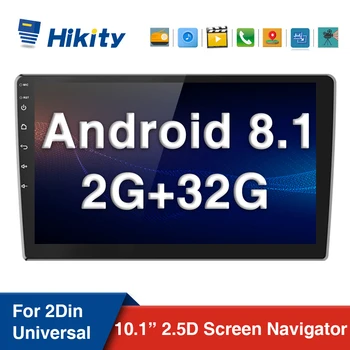 

Hikity 10.1" Car Multimedia Player 2 din Android Car Stereo Radio 2.5D GPS WIFI Audio For Volkswagen Nissan Hyundai Kia Toyota