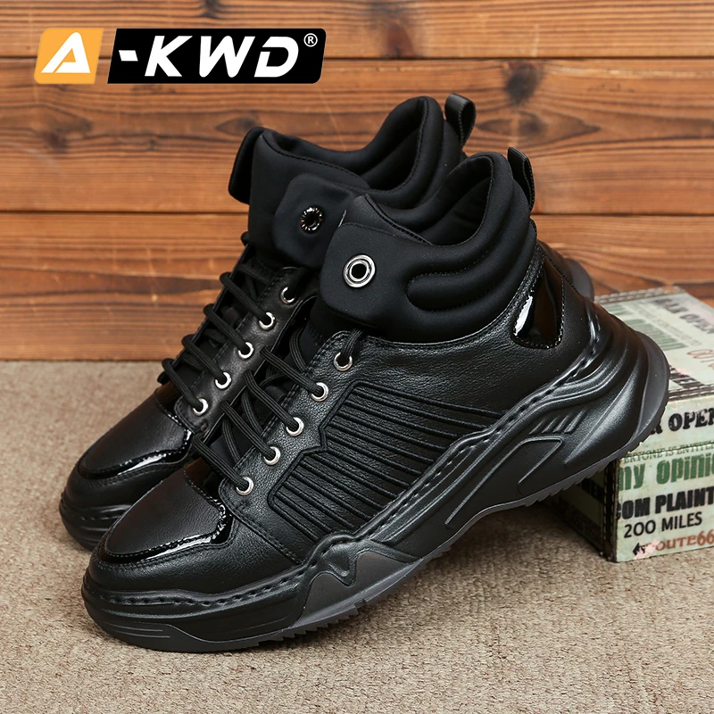 Новая модная обувь г. Зимние мужские кроссовки Scarpe Invernali Uomo осенние повседневные мужские ботинки высокая рабочая обувь мужская толстая подошва