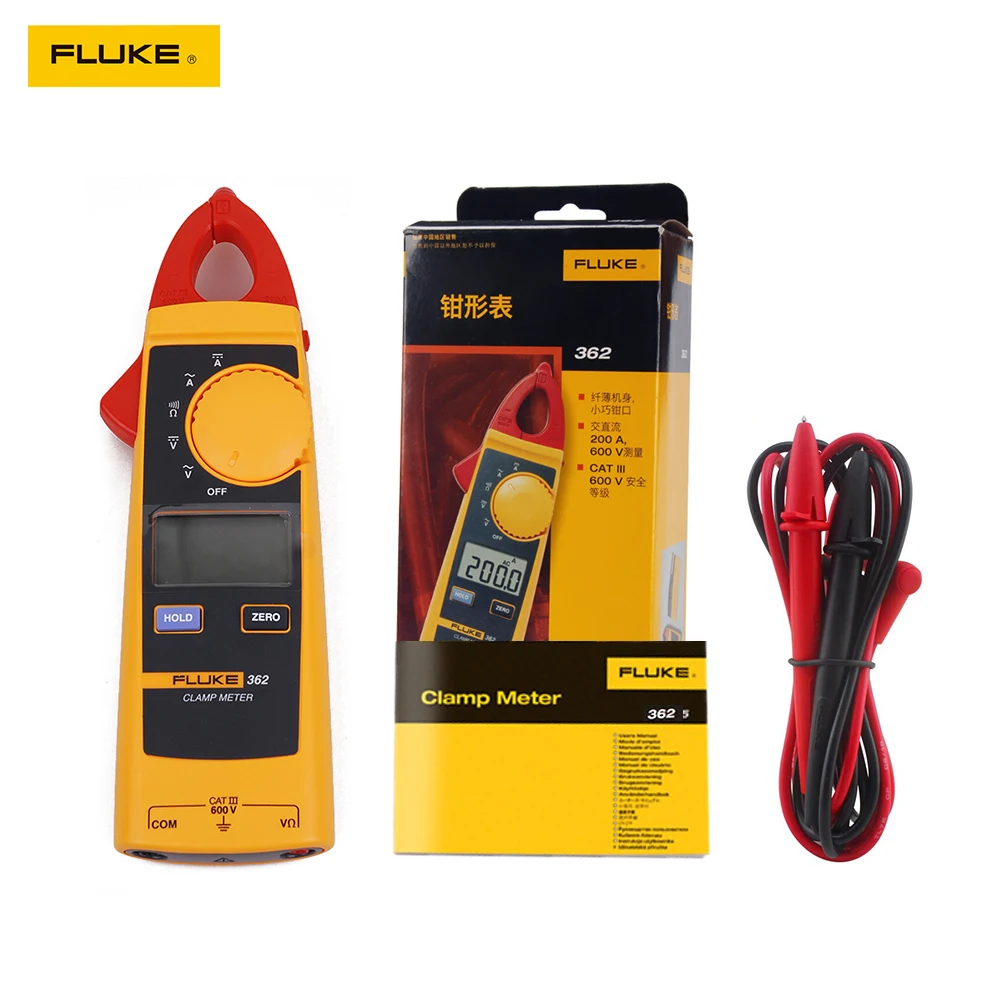 Fluke 362 Digital Clamp Meter Ac/Dc Multimetro Tester