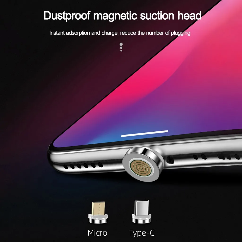 Ouhaobin кабель для зарядного устройства Usb ToType-C/Micro USB локоть Магнитный кабель для зарядного устройства для Android