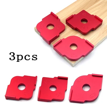 

Trimmer Arc Template Woodwork Engraving Semi-round Corner Quick Positioner Tool Outer Radius Fix The Plank Aluminum Alloy