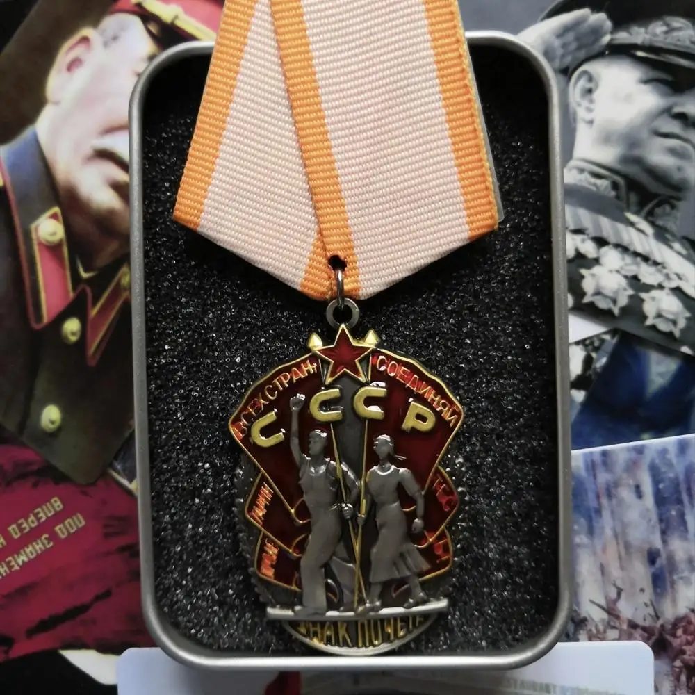 Высокое качество гарантия при заказе из России медаль CCCP Союза труда Honor