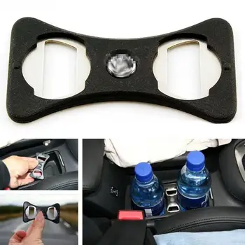 

Lightweight Bottle Opener Useful Durable Car Use For Golf/Jetta/MK5/MK6/ ABS Cup Holder Divider Stainless Steel Safety Buckle