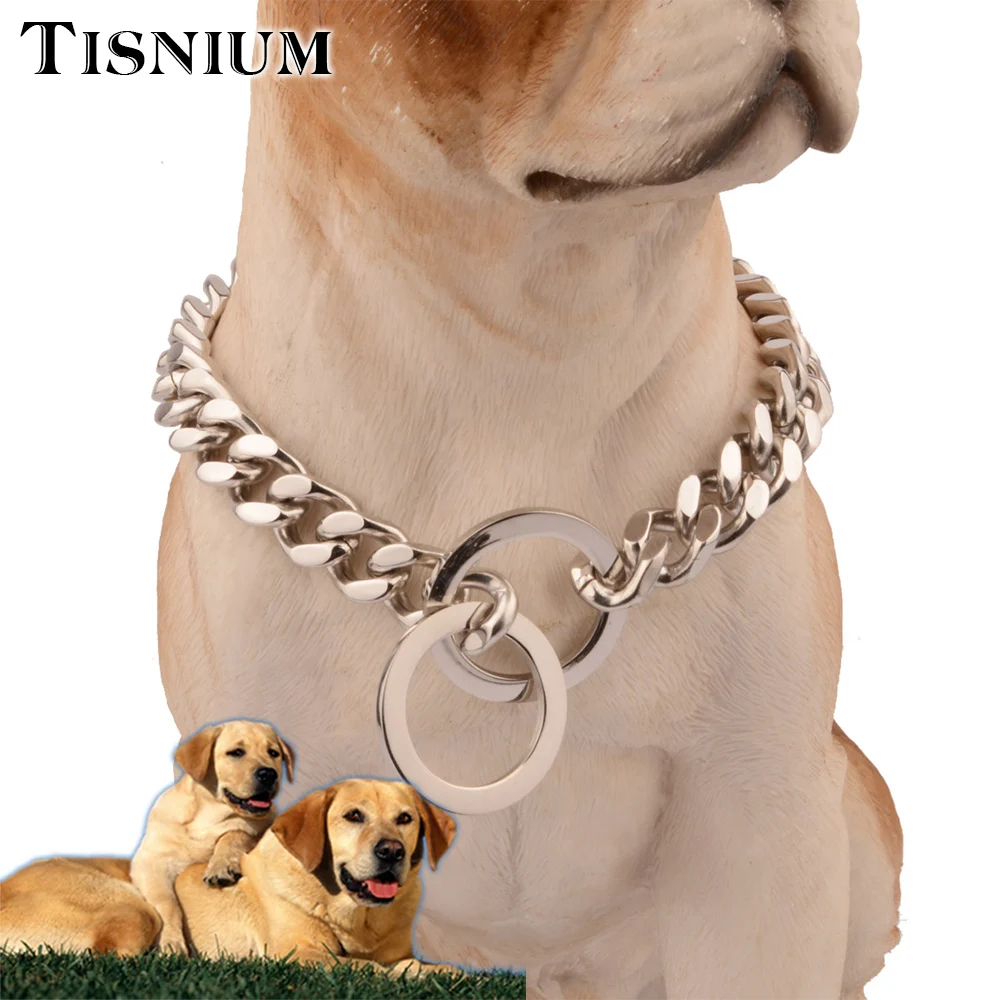 Tisnium 12 мм ошейники для маленьких средних и больших собак цепочка домашних