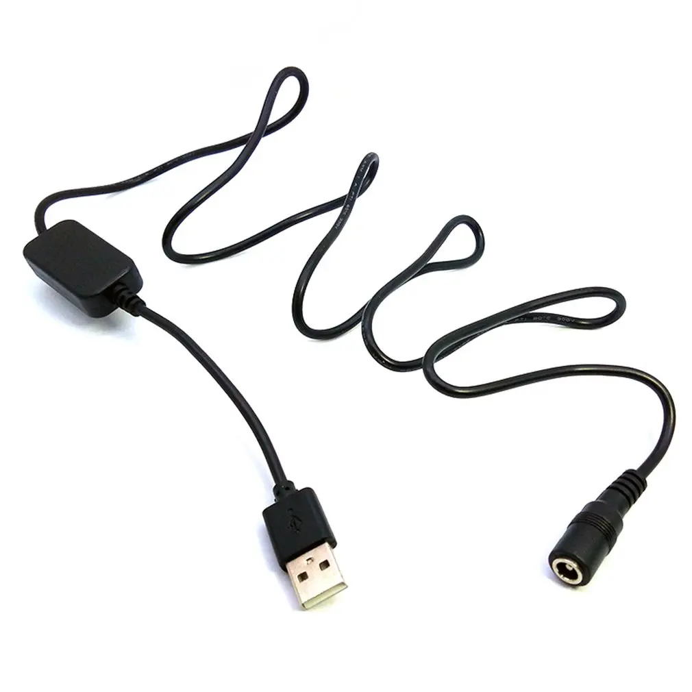 

USB Power Cable Female 5.5mm Connector with 8V Regulator for Camera Battery DC Coupler LP-E6 DR-E6/AC-PW20 NP-FW50/BLN1