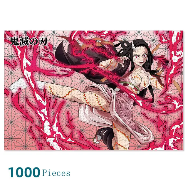 Christmas Gifts 300,500,1000 Pieces Manga Anime Characters Wooden Puzzle Educational Toys Jigsaw Puzzle 1000 Pieces Adult 4-1000 Pieces