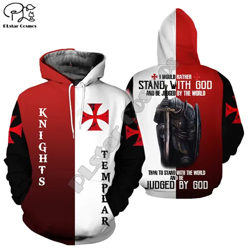 Hoodies Для мужчин wo мужчин Рыцари Тамплиер воин 3d по всей поверхности печатных толстовки унисекс с длинным рукавом толстовки куртка пуловер спортивный костюм - Цвет: Hoodies