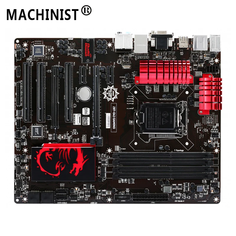 

For MSI Z87-G43 GAMING Desktop motherboard MB Intel Z87 LGA 1150 ATX DDR3 32GB SATA3.0 USB3.0 100% fully Tested Free shipping