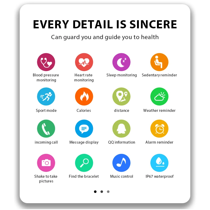 Умные часы W4 Bluetooth пульсометр уведомления сенсорный экран IP68 водонепроницаемые