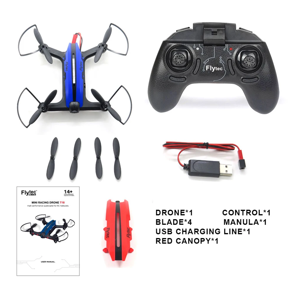Flytec T18 Wifi FPV мини Дрон RC гоночный Квадрокоптер 720P видео