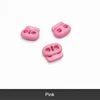 30Pcs Two Hole Plastic Stopper Cord Lock Tighten Spring Cord End Buckles DIY Adjustable buckle for sportswear/shoes/elastic band 5