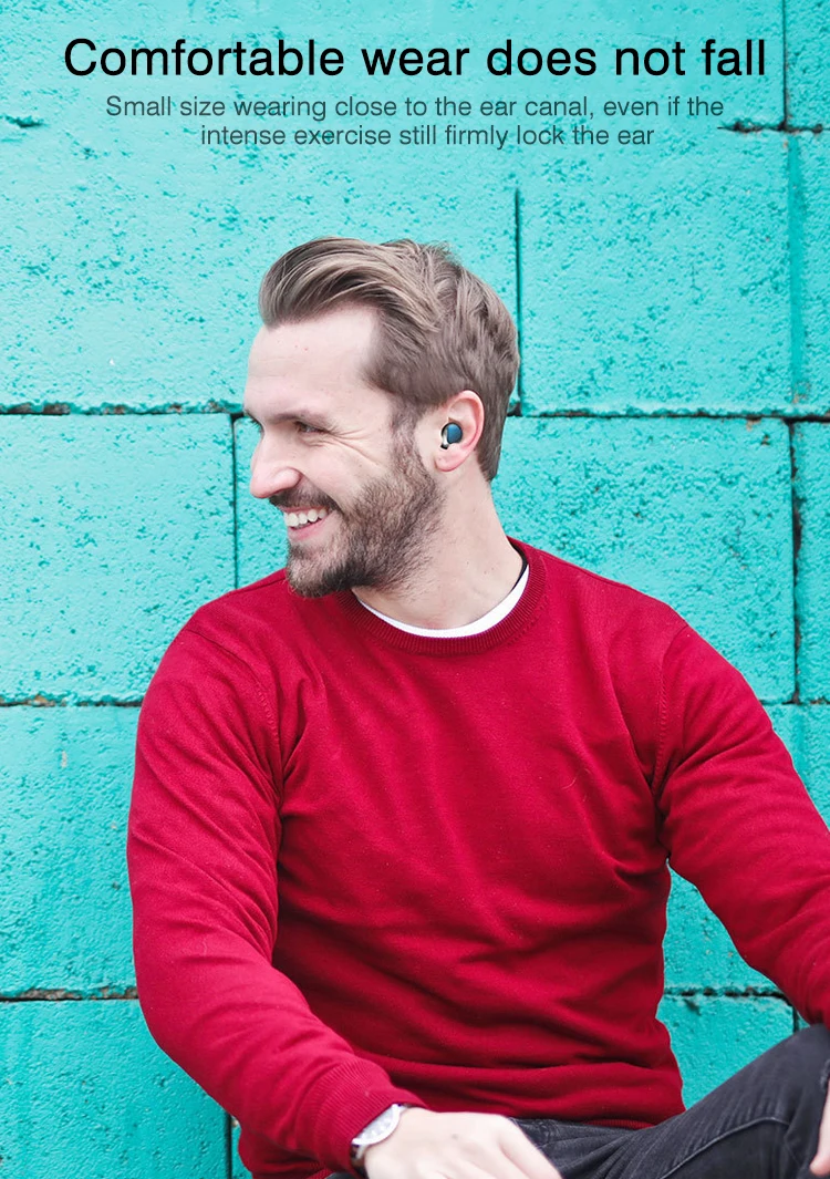 Двойные динамические драйверы Bluetooth V5.0 наушники-вкладыши бас стерео двусторонний звонок вкладыши беспроводные наушники