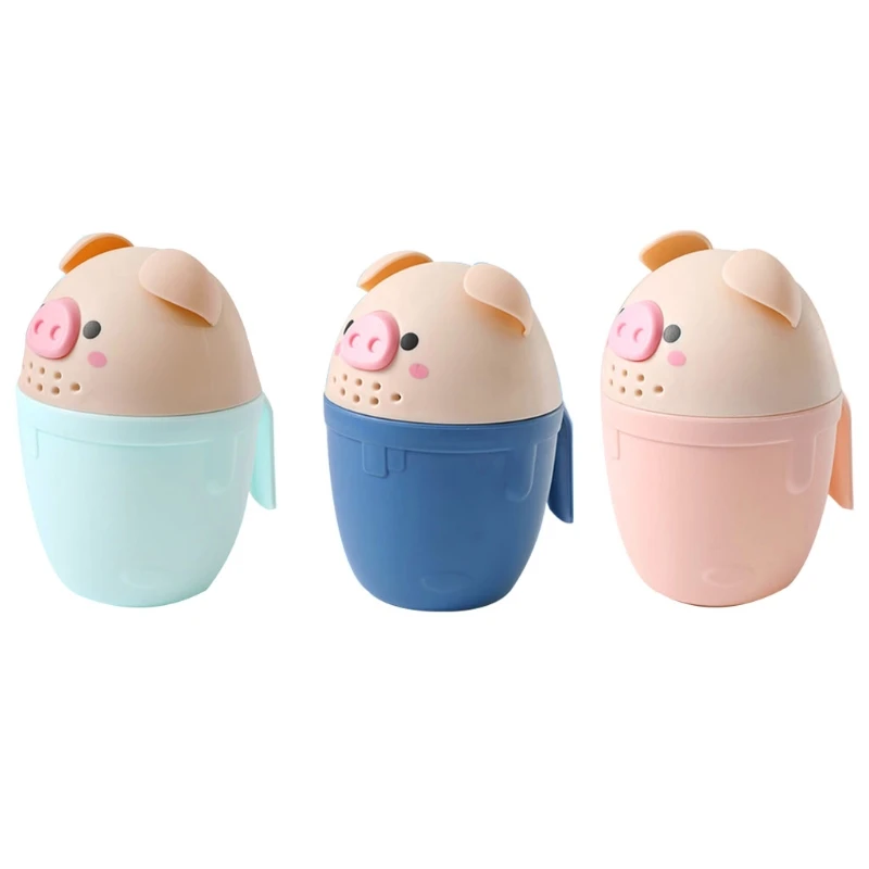 

Cartoon Shower Head Bath Toy Cup Water Sprinkler Interactive Watering Pot for Sand Beach Bathtub Toddler Summer Gift 69HE