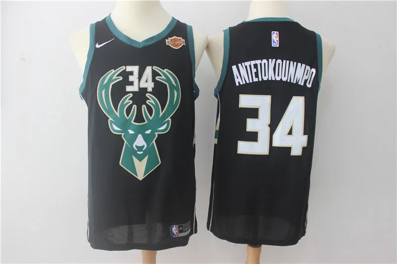 5 A+++ Качественная мужская футболка для взрослых#34 Giannis Antetokounmpo - Color: 5