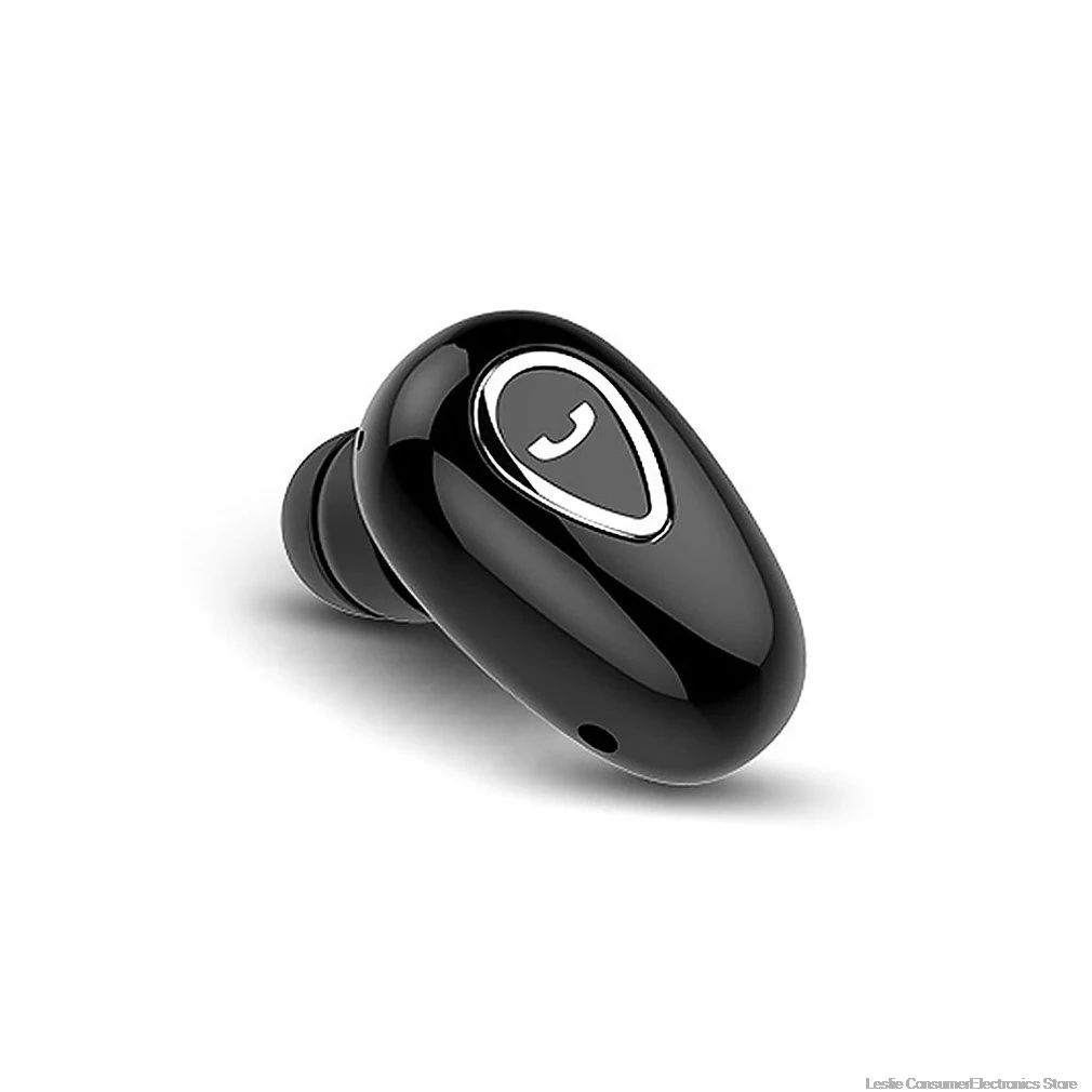 Мини Bluetooth наушники беспроводные наушники-вкладыши мини спортивные невидимые стерео эргономичный дизайн для спорта на открытом воздухе автомобиля вождения телефона спорта - Цвет: Black