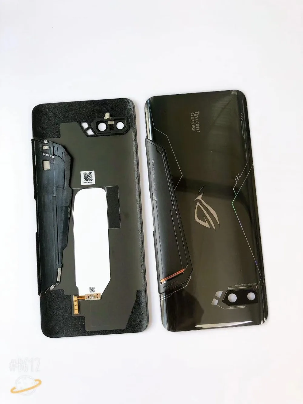 Для 6,5" Asus ROG Phone II ZS660KL 3D стеклянная задняя крышка батарейного отсека+ стеклянная линза для ASUS_I001D I001DA I001DE