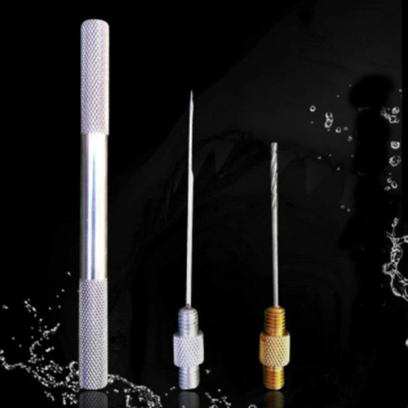 Description Picture 3 of item3-in-1 Carp Fishing Rigging Bait Needle Boilies Drill Stringer Pellet Splicing Puller Loading Accessories Kit Fish Tools Set