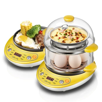 

Electric Eggs Boiler Multifunctional Egg Steamer Omelette Double Layer Timing Household Electric Food Steamer Breakfast Machine