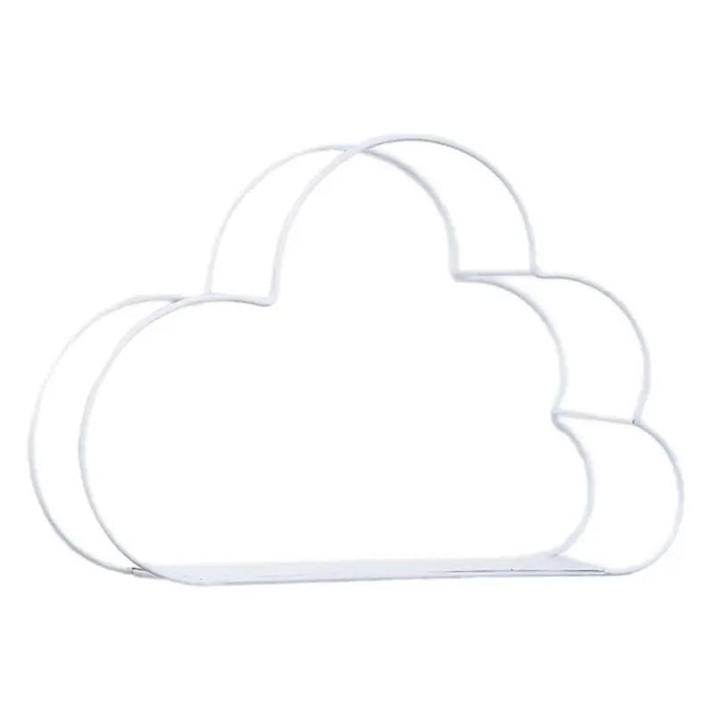 Mordern Cloud дизайнерская настенная плавающая полка, металлический железный стеллаж для хранения, органайзер, держатель для домашнего офиса, сделай сам, Декор