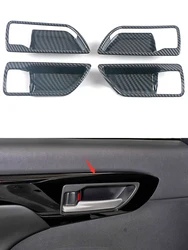Garniture de porte intérieure de bol pour Toyota Highlander 2020 2021 2022, cadre décoratif, accessoires intérieurs en ABS chromé 